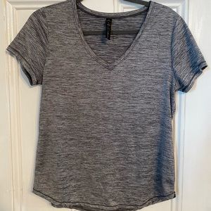 Grey workout top